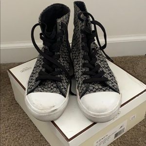 Women’s Coach high tops sneakers